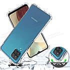 Чохол протиударний силіконовий з посиленим кутами прозорий для Samsung Galaxy М12 (М127), фото 2
