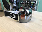 Гірськолижна маска Oakley Flight Deck L (XL) Matte Black лінза Prizm Black Iridium, фото 4
