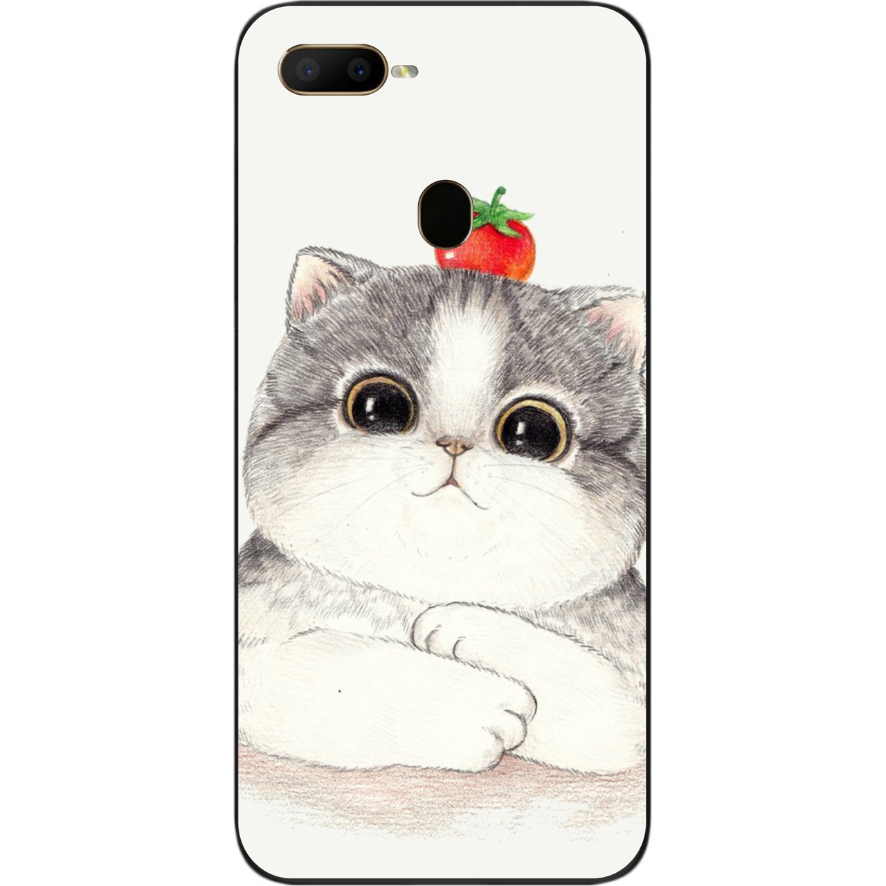 Силіконовий чохол для OPPO A12 з картинкою Кошеня, фото 1