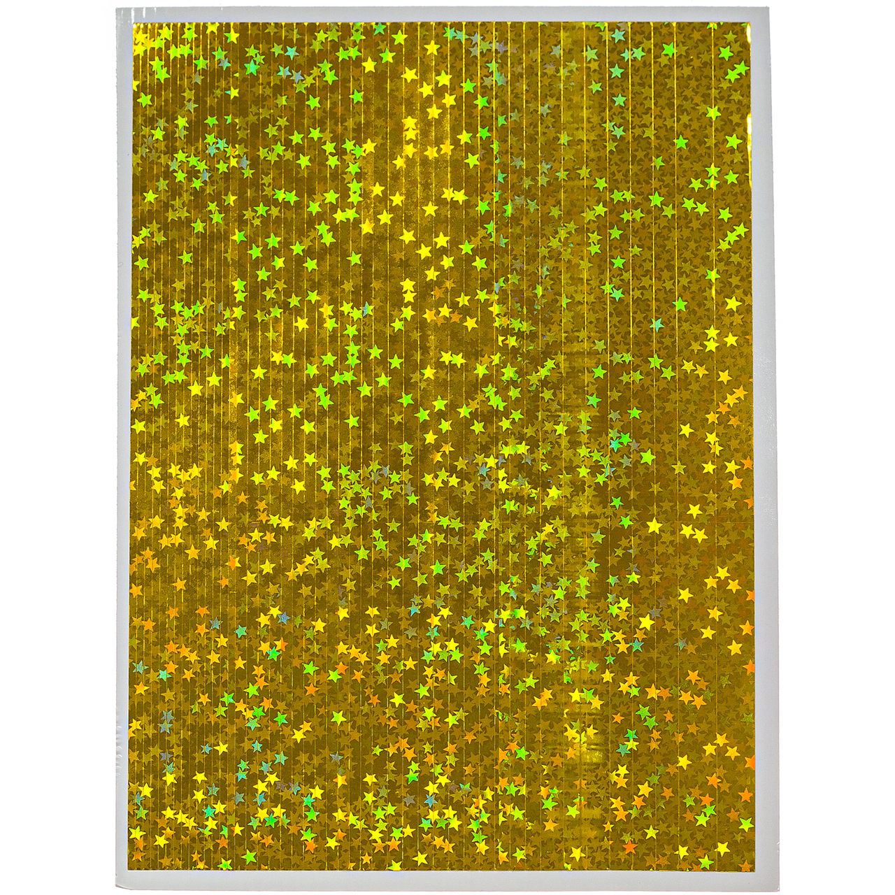 Стрічки голограма зірки золото