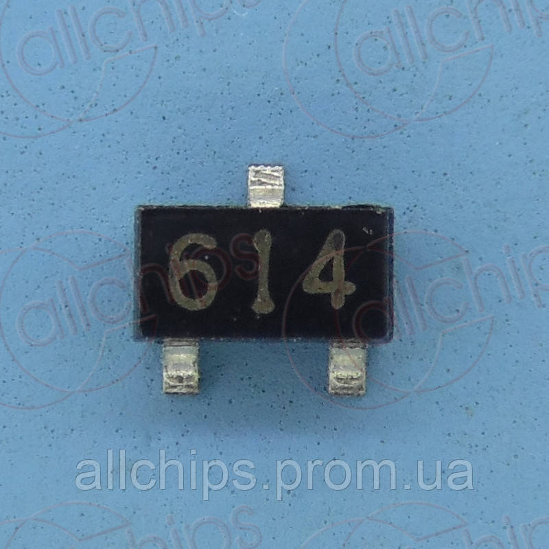 Транзистор Дарлигтона NPN 100В 500мА Diodes FMMT614TA SOT23 - фото 1 - id-p97333062