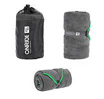 Рушник з махрової мікрофібри ONRIDE Dry 120х60 см сірий
