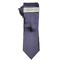 Краватка Ryan Seacrest, однотонна, бузкова, 100% оригінал, USA.
