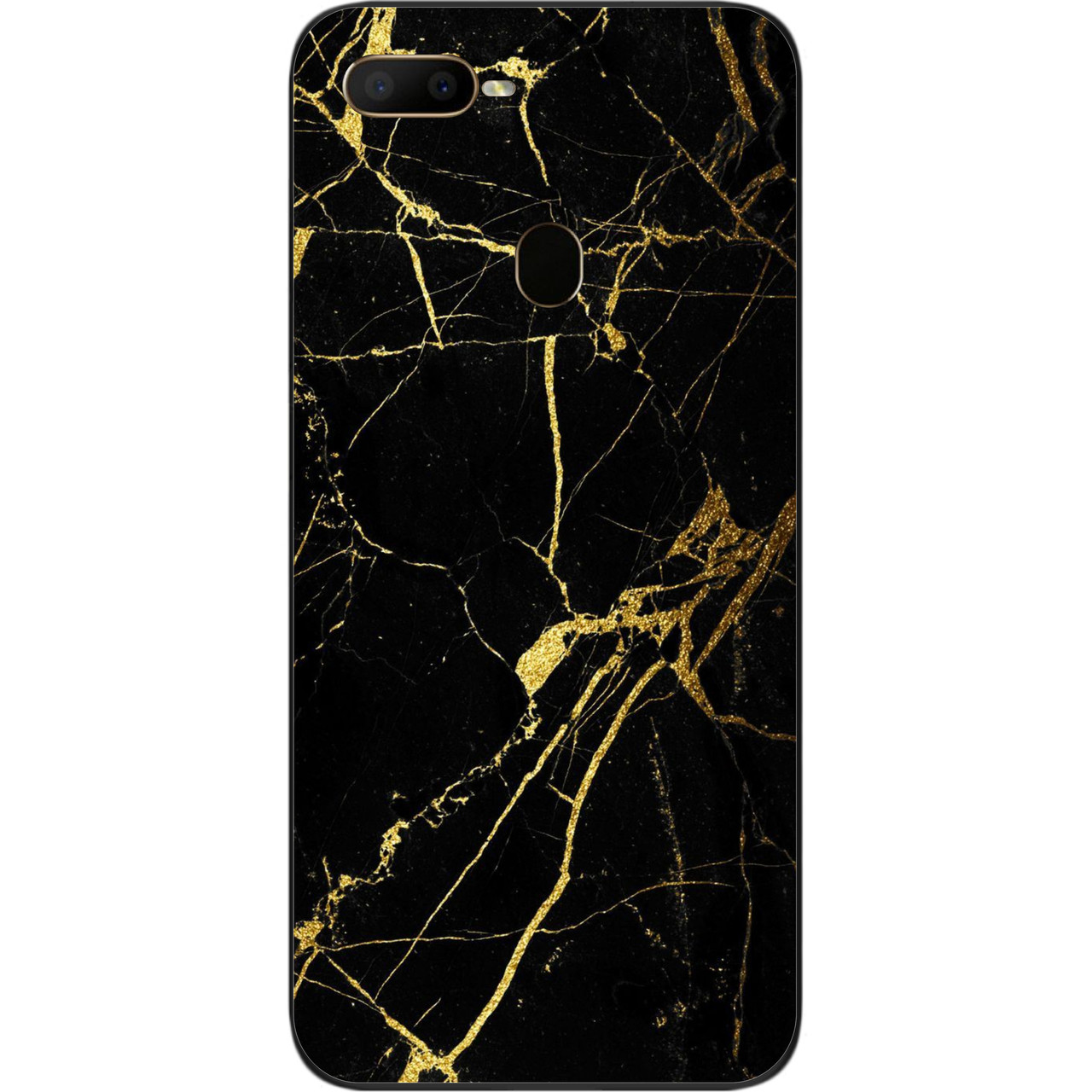 Силіконовий чохол бампер для OPPO A12 з картинкою Мармур, фото 1