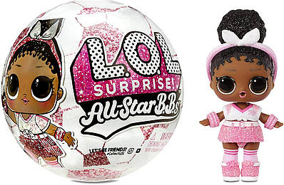 LOL Surprise All-Star B.B.s Sports Series 3 Soccer Team Sparkly Dolls with 8 Surpr. Лялька лол 8 сюрпризів