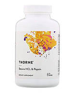 Thorne Research Бетаингидрохлорид и пепсин / Betaine HCI & Pepsin 225