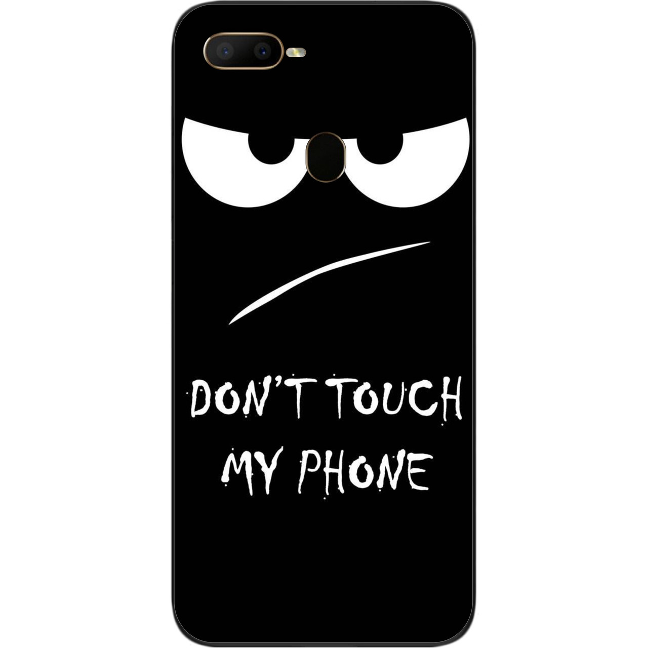 Бампер силіконовий чохол для OPPO A12 з картинкою Очі, фото 1