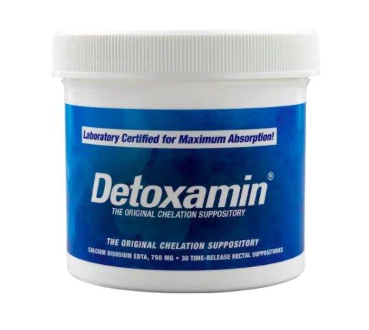 Detoxamin 750MG / Детоксамин свічки з ЕДТА 30 шт