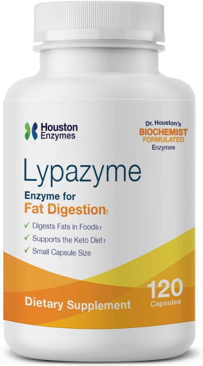 Houston Enzymes Lypazyme / Липазим 120 капсул