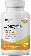 Houston Enzymes Lypazyme / Липазим энзимы для переваривания жиров 120 капсул