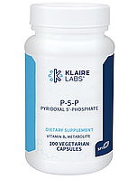 Klaire Pyridoxal 5'-Phosphate / Витамин Б6 Пиридоксаль-5-фосфат 100 капс