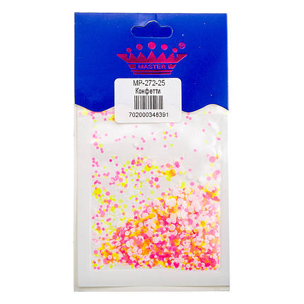 Конфетті (камифубуки) Master Professional 272-25 рожевий-білий-жовтий, фото 1