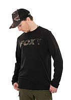 Футболка з довгим рукавом Fox Black Camo Long Sleeve T-Shirt