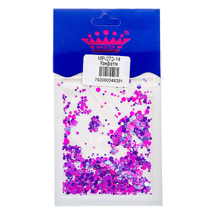Конфетті (камифубуки) Master Professional 272-14 рожевий фіолетовий, фото 1