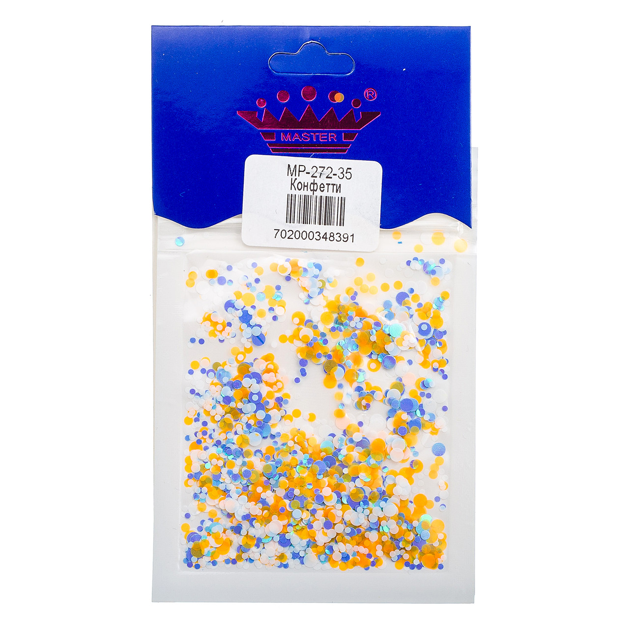 Конфетті (камифубуки) Master Professional 272-35 помаранчевий-білий-блакитний