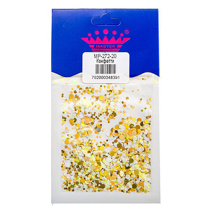 Конфетті (камифубуки) Master Professional 272-20 білий-золотий-жовтий, фото 1