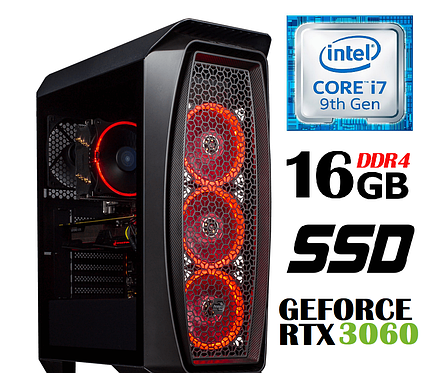 Персональний комп'ютер Storm-Uniq Core i7 10700F / SSD_240Gb / 16Gb_DDR4 / 1000Gb / RTX3060_12Gb_DDR5, фото 1