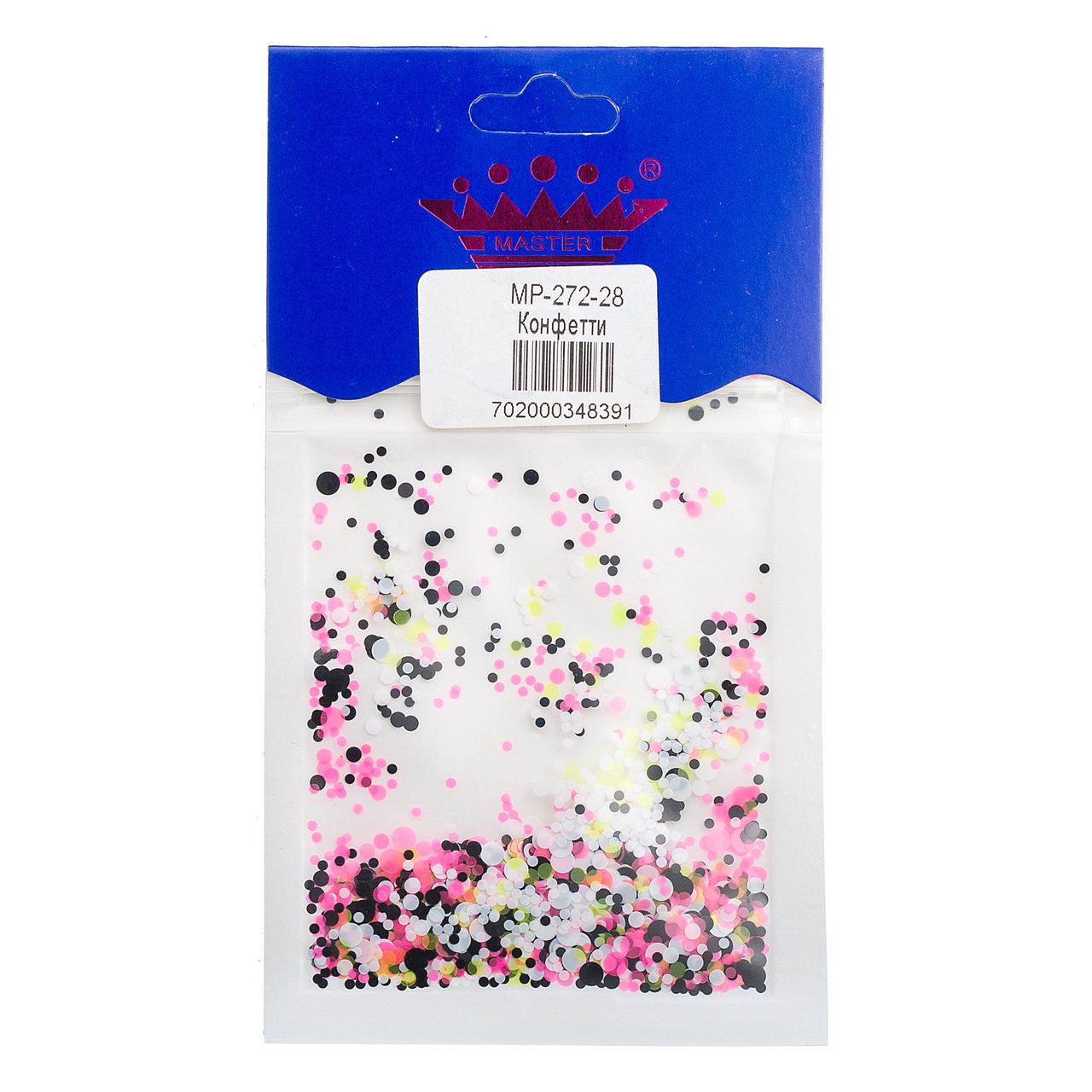 Конфетті (камифубуки) Master Professional 272-28 білий-чорний-рожевий-лимонний