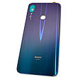 Задня кришка для Xiaomi Redmi Note 7 синя, фото 2
