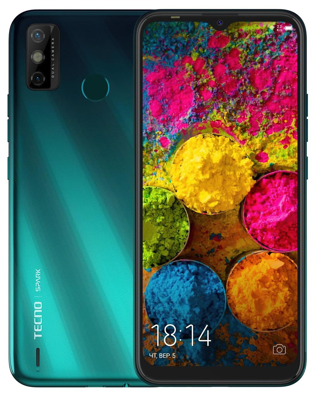 Смартфон TECNO Spark 6 Go (KE5) 3/64Gb Ice Jadeite