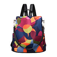 Рюкзак сумка антивор женский городской Эксклюзив цветной Код 10-0101