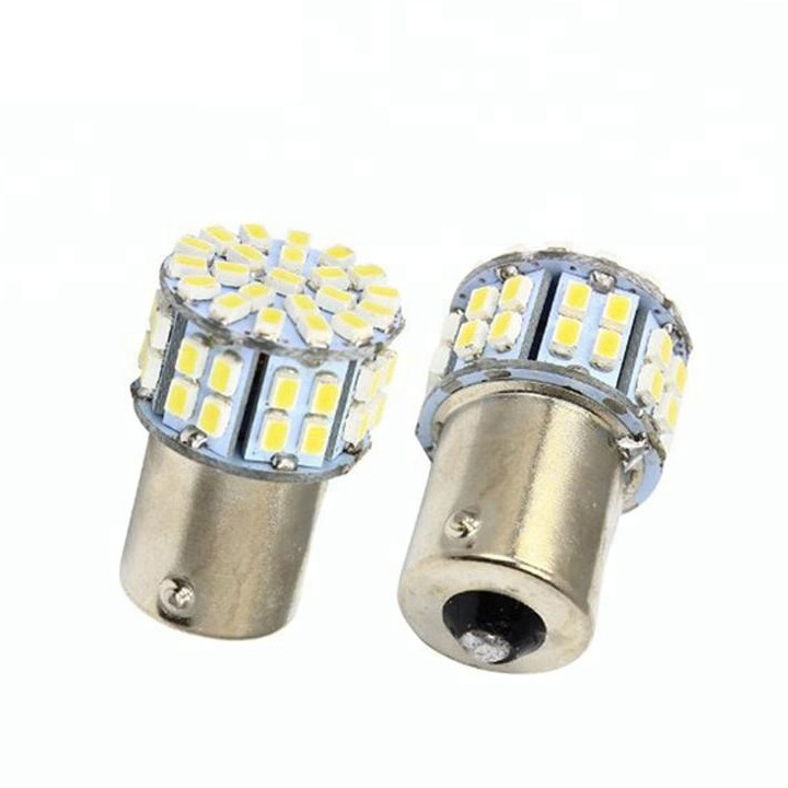 Світлодіодна автомобільна лампа S25 BA15s 50 SMD (1206) 12V WHITE 1 контакт