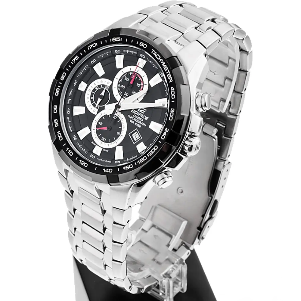 Часы мужские оригинальные японские Casio Edifice EF-539D-1AVEF кварцевые со стальным браслетом (модуль 5119) - фото 3 - id-p1054168126
