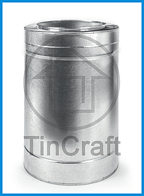 Труба димохідна термо Ø120/Ø180 Товщина Нерж 0.5 Цинк 0.4