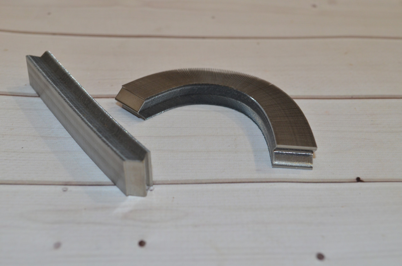 Скоби для пневматичного і механічного зшивання V подібні типу UNI 15 мм QI RAN ( до 6000 в уп), фото 1