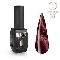 Гель лак для ногтей Милано Кошачий глаз Светоотражающий  (Milano Cat eye Effulgence) 8 мл 10/05