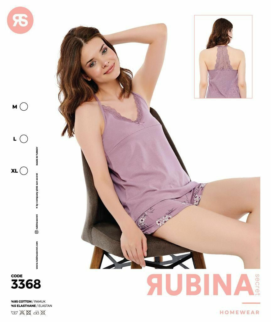 Піжама з шортами,PINK 3368