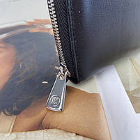 Жіночий шкіряний гаманець клатч на блискавці Lison Kaoberg чорний, фото 4