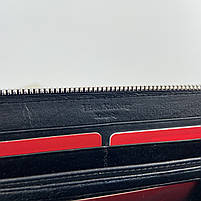 Жіночий шкіряний гаманець клатч на блискавці Lison Kaoberg чорний, фото 8