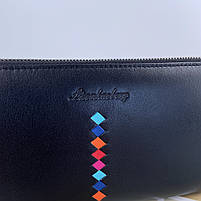 Жіночий шкіряний гаманець клатч на блискавці Lison Kaoberg чорний, фото 9