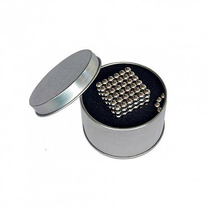 Магнітний конструктор з кульок Нео Куб Нео NeoCube Серебристый, Магнітний YU-750 куб neocube, фото 1