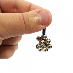 Різнобарвний магнітний конструктор Buckyballs n Buckybars, 64 деталі, фото 2