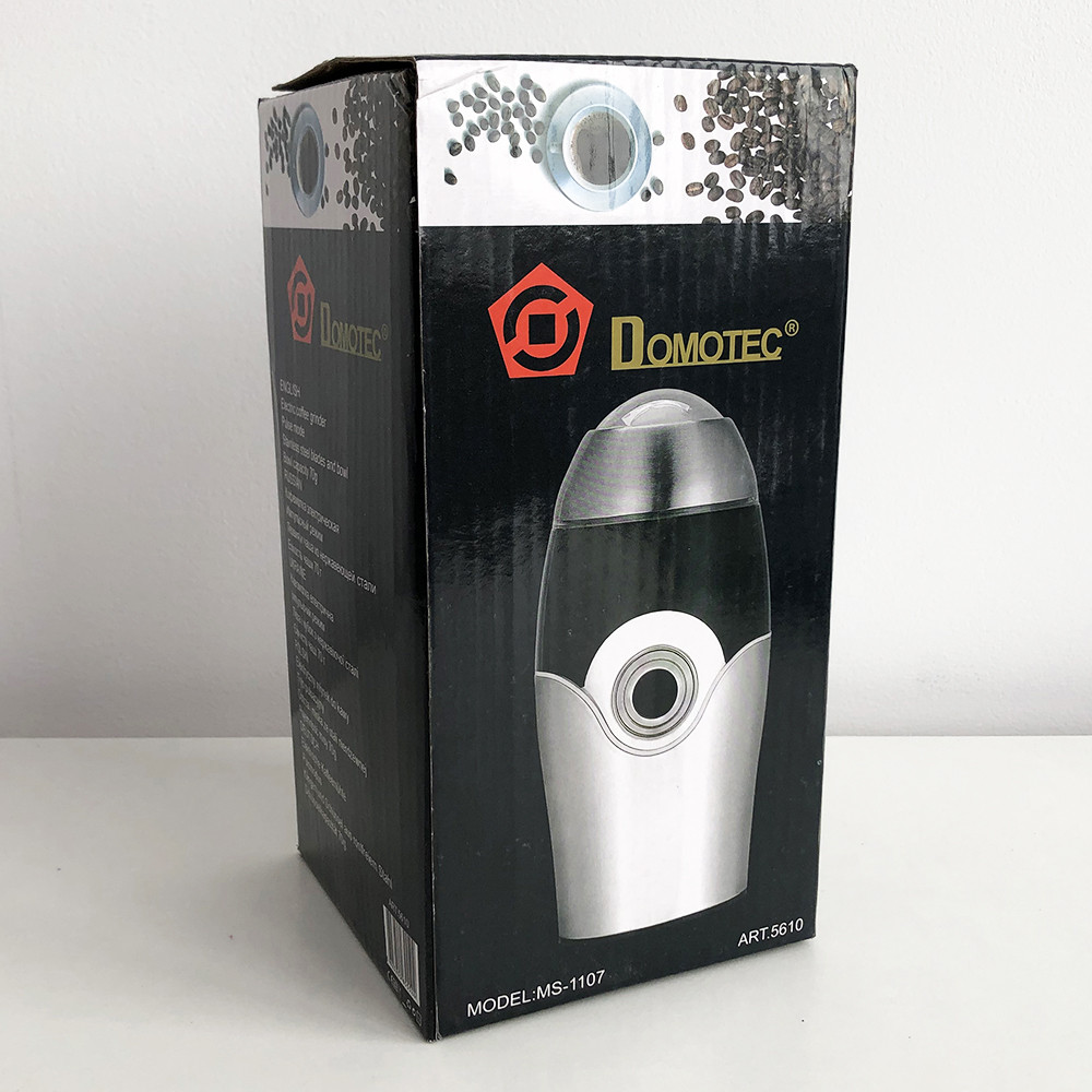 Електрична кавомолка для турки DOMOTEC MS-1107, Електрична кавомолка подрібнювач, FN-644 Ручна кавомолка