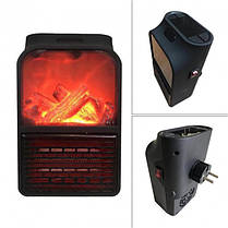 Переносний обігрівач Flame Heater 1000 Вт, Тепловентилятор для квартири, MO-893 Електрична дуйка, фото 4
