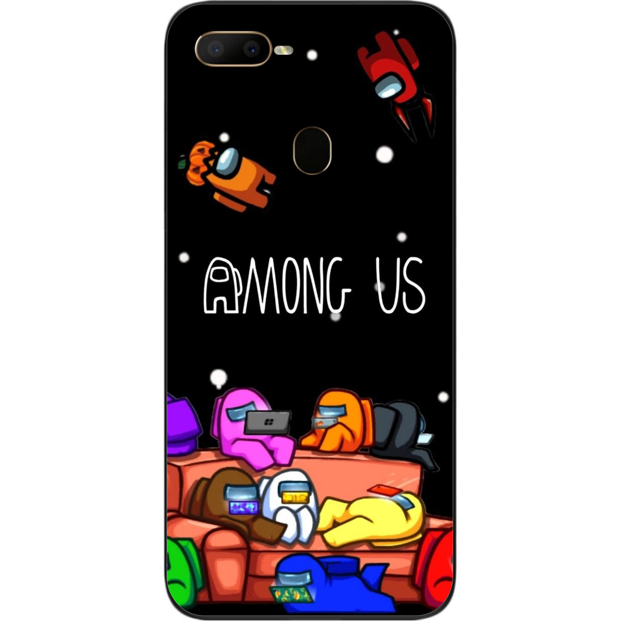 Силіконовий чохол для OPPO A12 з картинкою Among us Граємо, фото 1