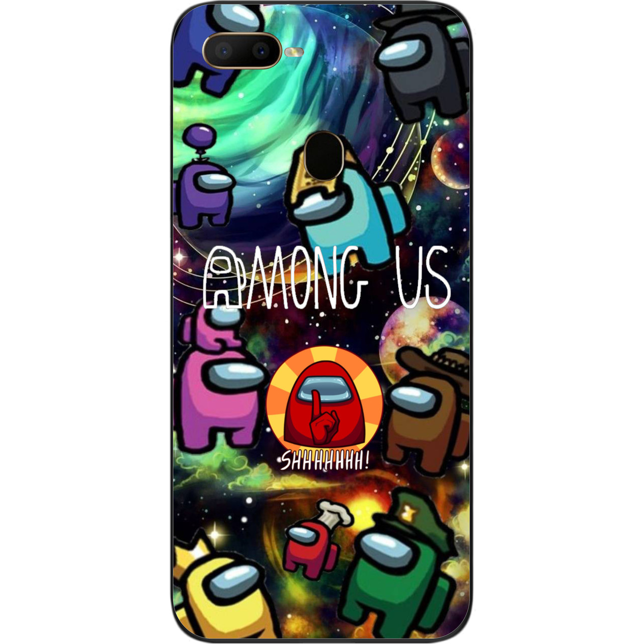 Силіконовий чохол для OPPO A12 з картинкою Among us Серед нас, фото 1