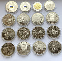 Годовой набор юбилейных монет Украины 2011 года (16 шт)