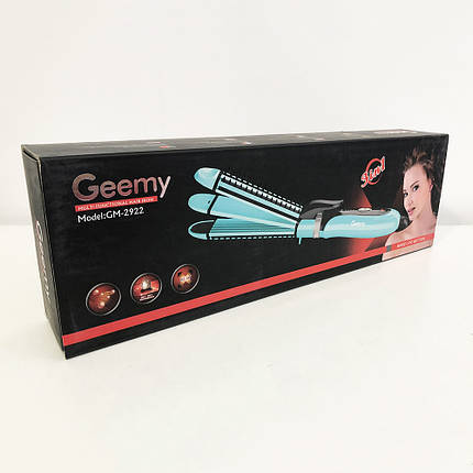Сучасні щипці для завивки волосся Gemei GM-2922, Плойка для створення UX-119 об'ємних зачісок, фото 1