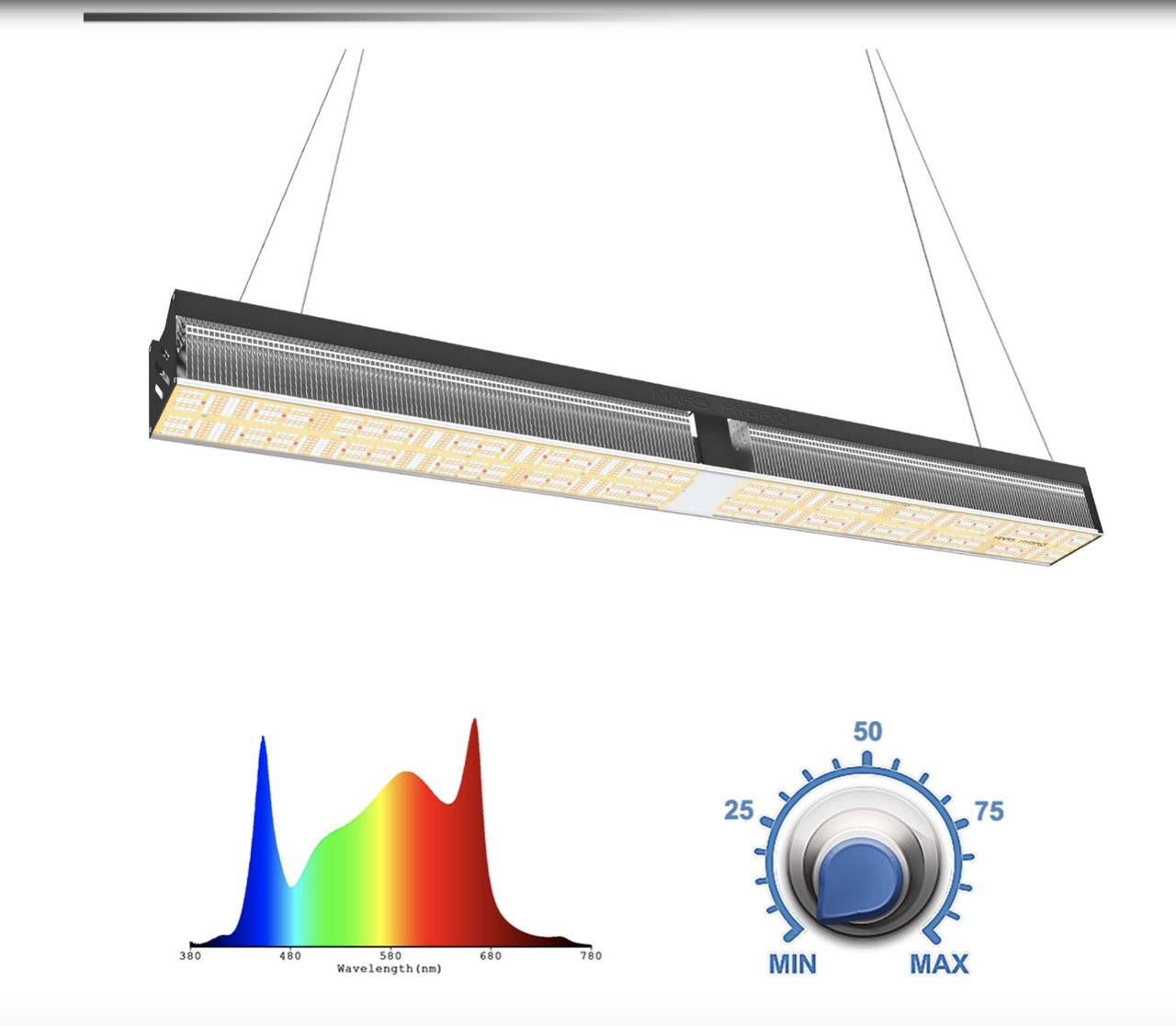 SP 6500 650w Cover 3×5 (100x150cm) Samsung lm301b Osram full spectrum led plant grow light – Mars Hydro Китай