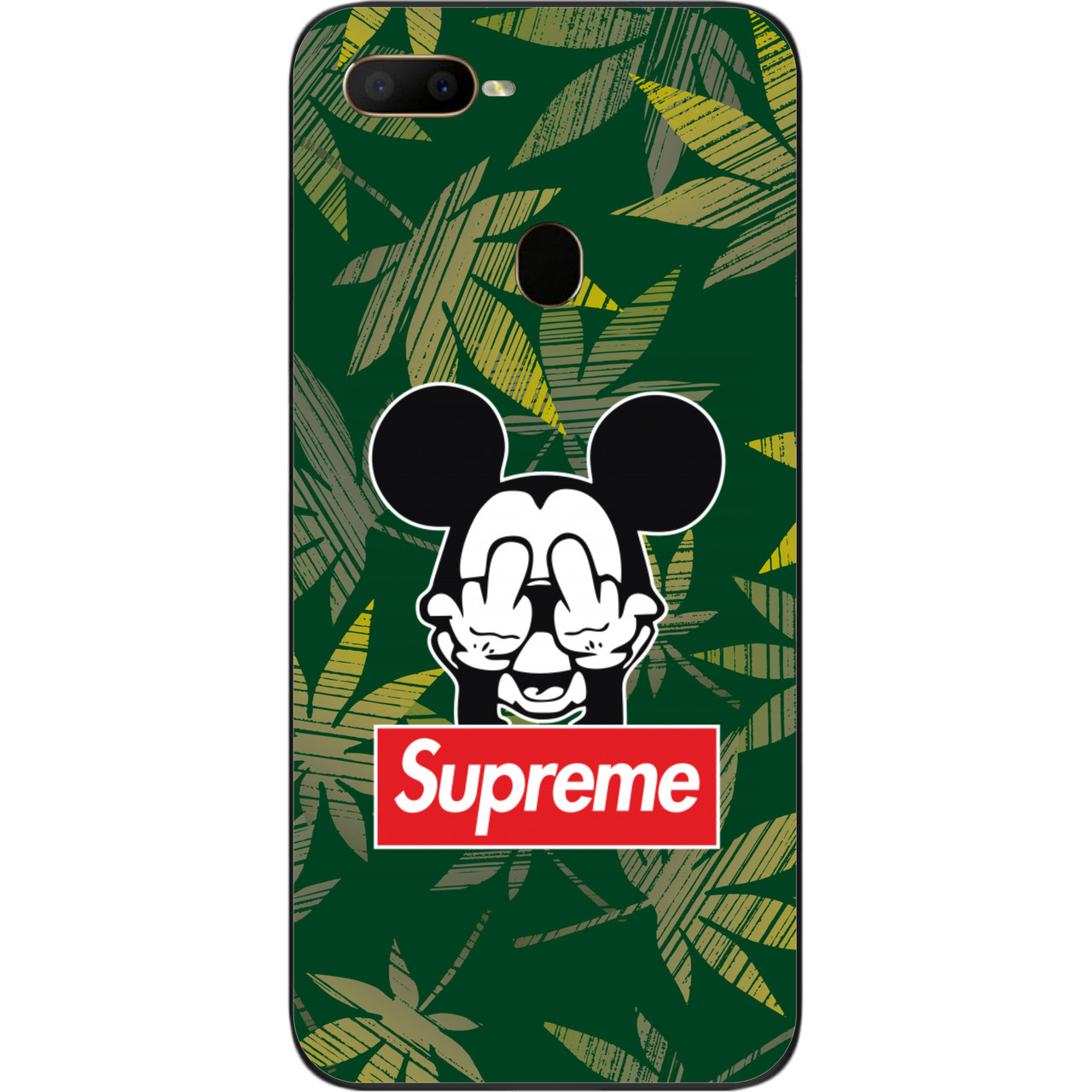 Силіконовий чохол для OPPO A5s з картинкою Міккі Supreme, фото 1