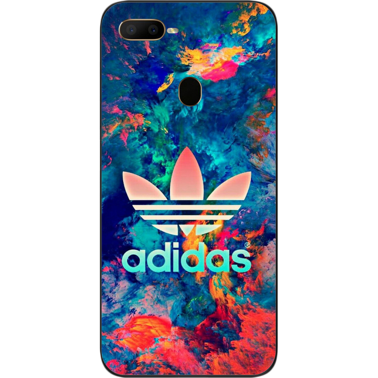 Силіконовий чохол для OPPO A5s з картинкою Adidas, фото 1