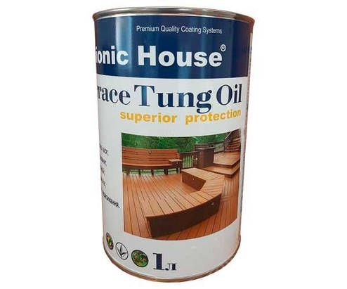 Терасне тунгове масло Terrace Tung oil Bionic House (Біонік Хаус) 1л, 2,8 л, 10л, фото 1