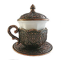 Турецька чашка для кави 80 мл, колір: мідь