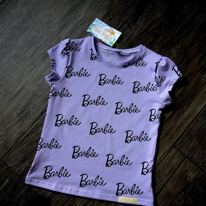 Дитяча футболка Barbie фіолетова Five Stars KD0481-122p