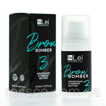 "BROW BOMBER 3" Поживне масло для брів InLei® 15 ml, фото 2