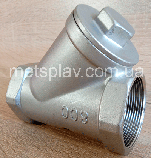 Фільтр осадовий муфтовий (різьбовий) нержавіючий Ду 40 (1 1/2') AISI 304, фото 2